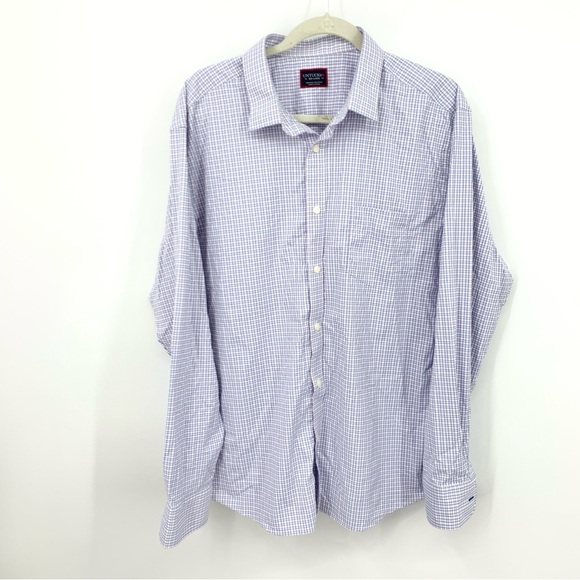 UNTUCKit Other - Untuckit Men Size XXL Shirt Button Down Long Sleeve Top Blue Pink Check Nylon